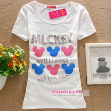 2012夏裝清倉特價女裝 圓領純棉短袖T恤，百搭修身打底衫批發指南